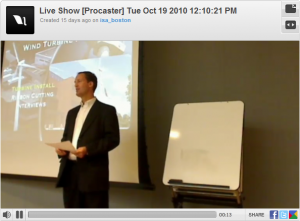 Chris Dunlap, ISA Boston Vice President, on Livestream