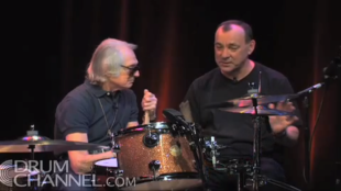 Neil Peart takes lessons from Freddie Gruber