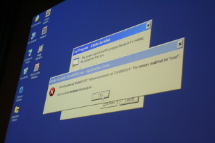 The usual windows crash... by byte on Flickr
