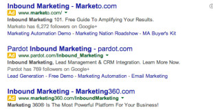 content promotion via search ads